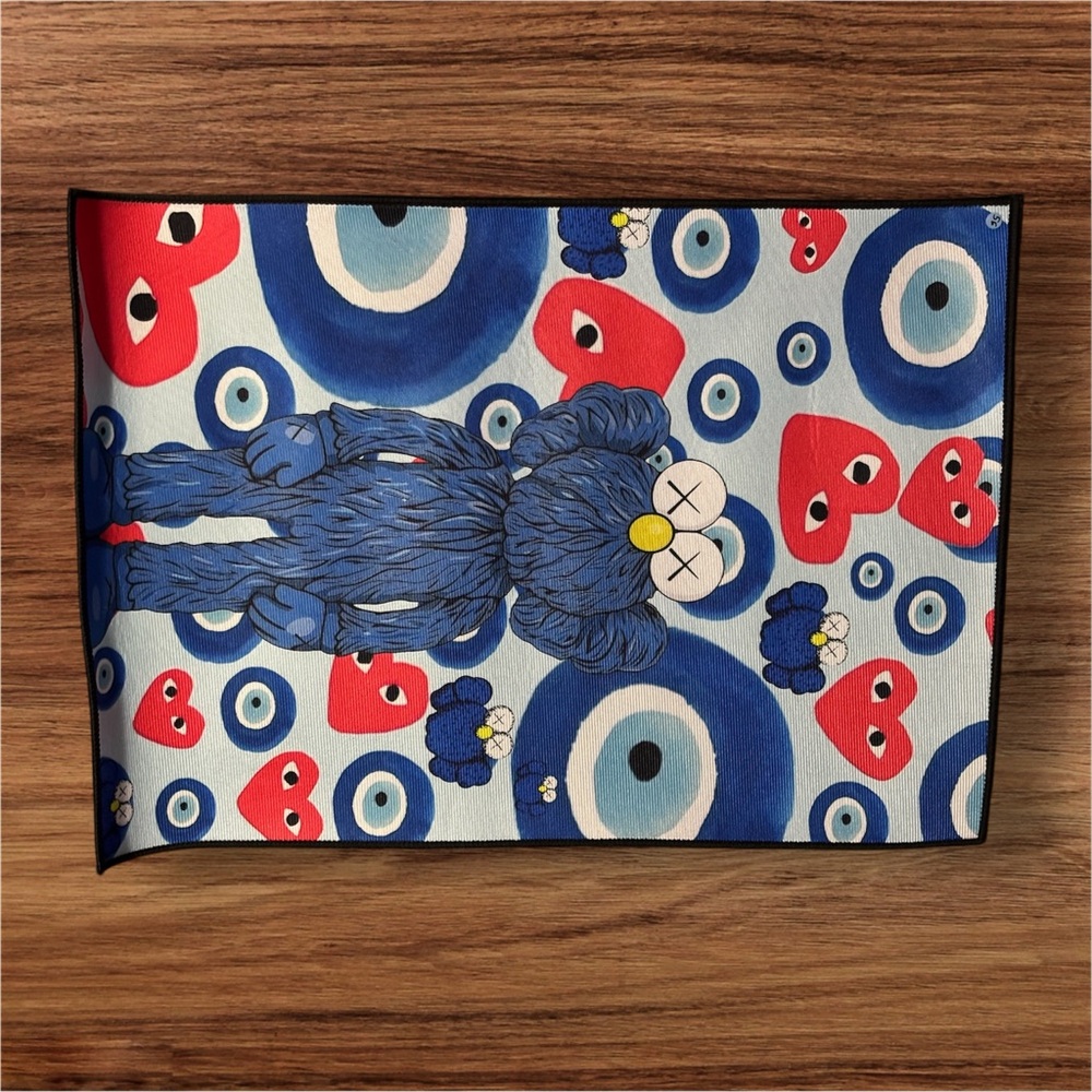 KAWS Blue and Red Illustration